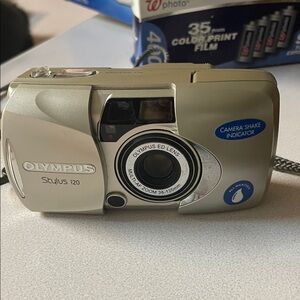 Olympus Stylus 120 Champagne Film Camera